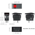 thumbnail image 4 of 5pcs Interruptor Basculante ON-OFF LED Luz Blanca A Prueba del Agua, Repuestos de Reparación para Coche Barco Macarena Interruptor LED, 4 of 8