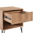 thumbnail image 5 of Manhattan Comfort DUMBO 1.0 Nightstand made from Engineered Wood - Golden Brown, 5 of 11