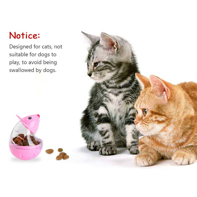 tiopeia 2Pcs Cat Treat Dispenser Toy, Mouse Shape Cat Interactive Toy and  Food Dispenser for Pet Increases IQ Interactive & Food Dispensing