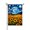 Color 6, variant on Amhnf Starry Night Sunflowers Garden Flag For Home Outdoor Garden Yard Decor 12x18 inch