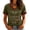 Army Green, variant on Never Forget 9/11 Shirt for Women Patriotic Memorial Graphic Tee Courage Patriotic Hope 9-11 Memorial Shirt