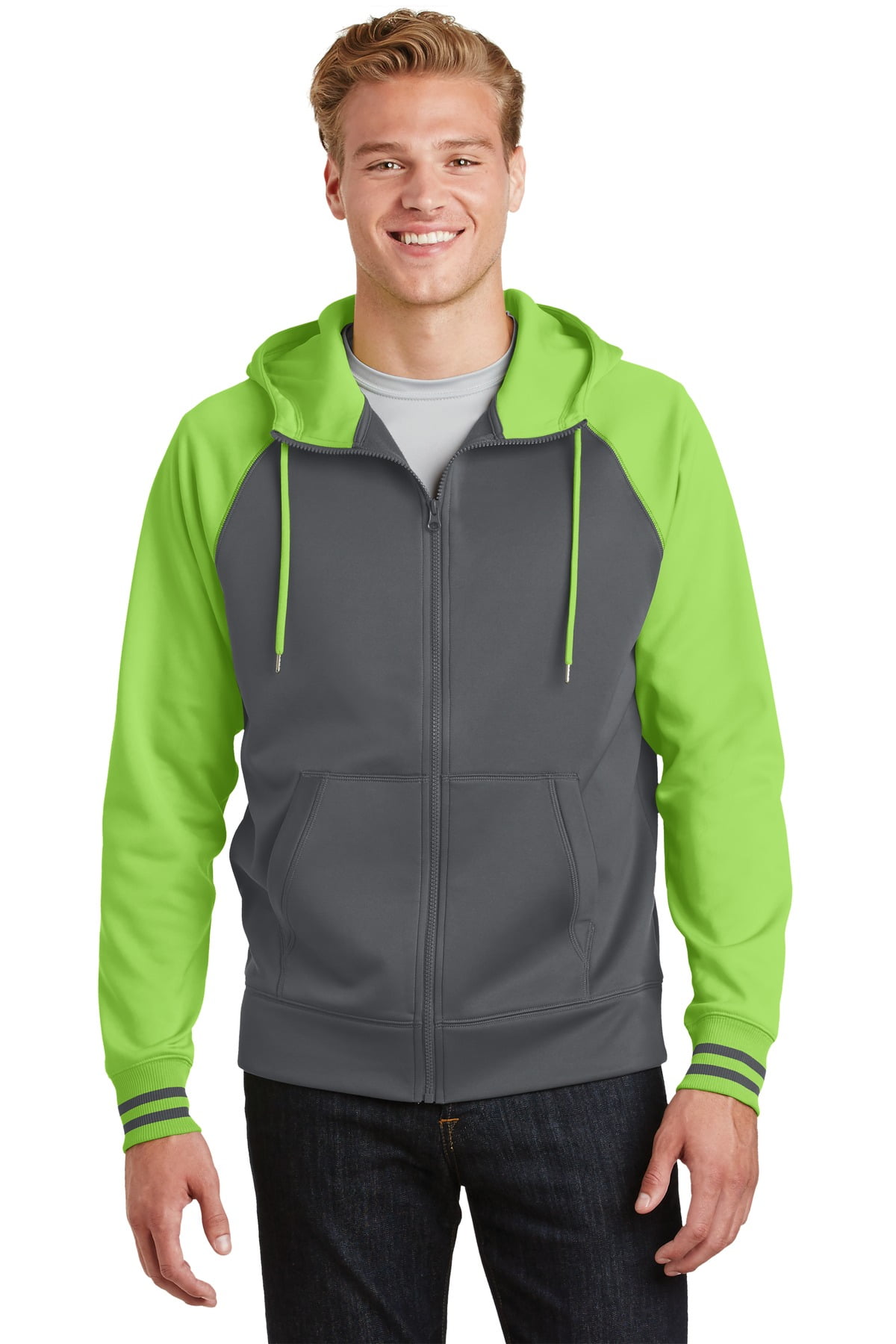 Gary Com Fleece Hoodies for Men Zipper Lightweight Spring Long Sleeve Active Mens Jackets Sports Full Zip Sweatshirts 