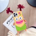 thumbnail image 2 of Funda de teléfono YAKVOOK Bear Silicone Cartoon para iPhone 14 Pro, 2 of 7