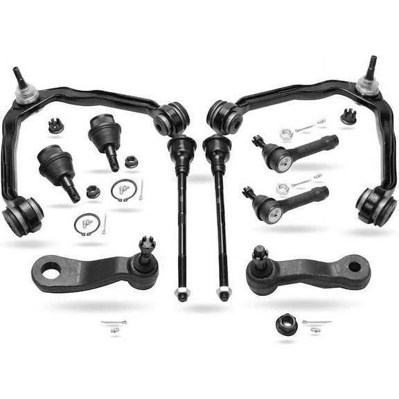 Front Control Arm Ball Joint Tie Rod End Kit - Compatible with 2000 - 2006 Chevy Tahoe 2001 2002 2003 2004 2005