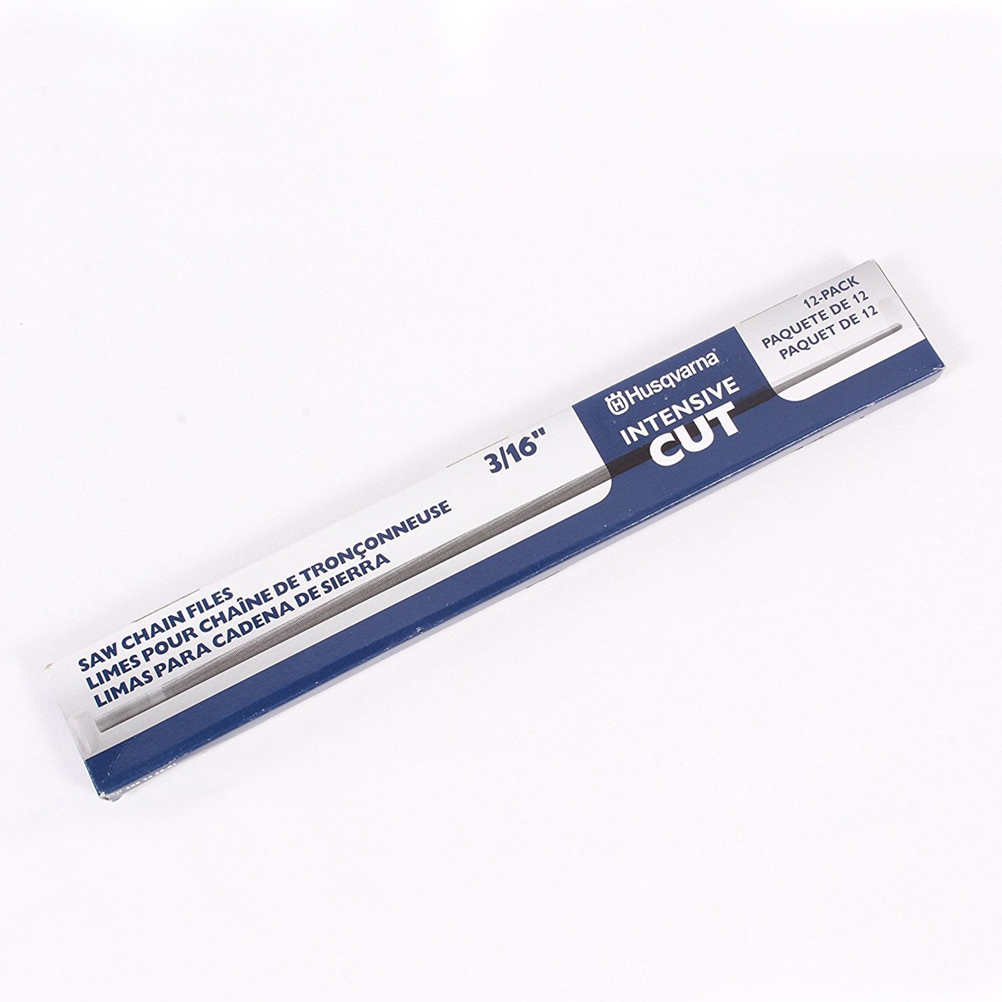 Single Cut Round Files Husqvarna 588246102 3//16/" 4.8mm 12 Pack