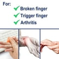 thumbnail image 4 of EcoNesxp pcs Upgraded trigger finger splint Trigger finger bracket Adjustable fixing strap Ring finger and pinky finger 4 pcs Upgraded trigger finger splint, 4 of 5