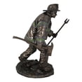 thumbnail image 4 of Fireman With Fire Axe And Fork Statue 7.25"Tall In The Line of Duty Fire Rescue, 4 of 9