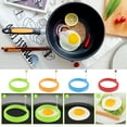 thumbnail image 3 of YOPTOP Silicone Egg Ring, Egg Rings Non Stick, Egg Cooking Rings Egg Rings & Egg Timer Set, 4 Pack Silicone Egg Ring Non Stick, Egg Cooking Rings, Perfect Fried Egg Mold or Pancake Rings, 3 of 8