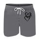 thumbnail image 4 of Mens Casual Pantalones Cortos en Forma de Corazón Impreso Cordón Bolsillo Playa, Poliéster Spandex para Primavera Verano Al Aire Libre Y Diario, 4 of 9