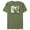 Military Green, variant on Men's MTV Flower Logo Graphic Tee Military Green Medium