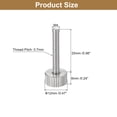 thumbnail image 2 of Unique Bargains Vis Moletées pour Pouce M4x25 mm, Lot de 5 Boulons Plats à Tête Moletée en Acier Inoxydable 304, 2 of 5