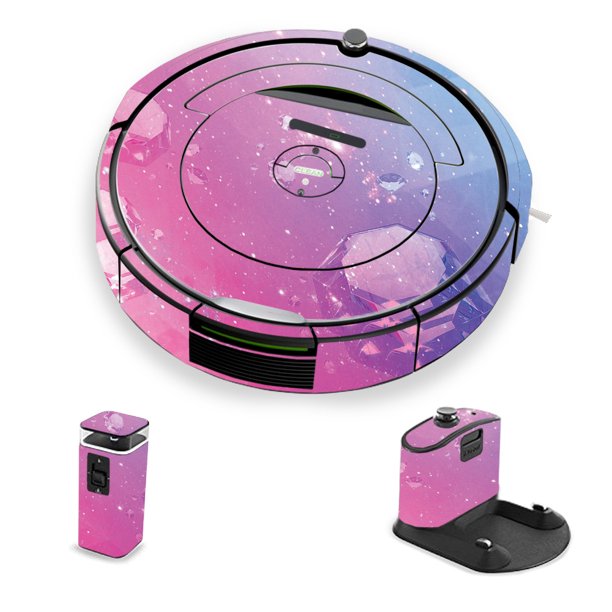 Skin Decal Wrap for iRobot Roomba 690 Robot Vacuum sticker Pink Diamond
