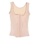 thumbnail image 1 of Corsé moldeador de cuerpo para mujer, cintura alta elástica, moldeador de cuerpo, cierre frontal, camiseta sin mangas (caqui), M, 1 of 9
