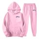 thumbnail image 3 of WILLBEST Sudaderas para Hombre, Conjunto De Sudadera con Capucha Deportiva De Manga Larga con Estampado De Letras Informal A La Moda De Otoño e Invierno para Hombre y Mujer Grande, 3 of 3
