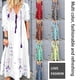 thumbnail image 5 of Vestido largo con estampado floral bohemio Cuello en V Cordón con cordones Ropa de manga larga Methold AP000133-51B, 5 of 5