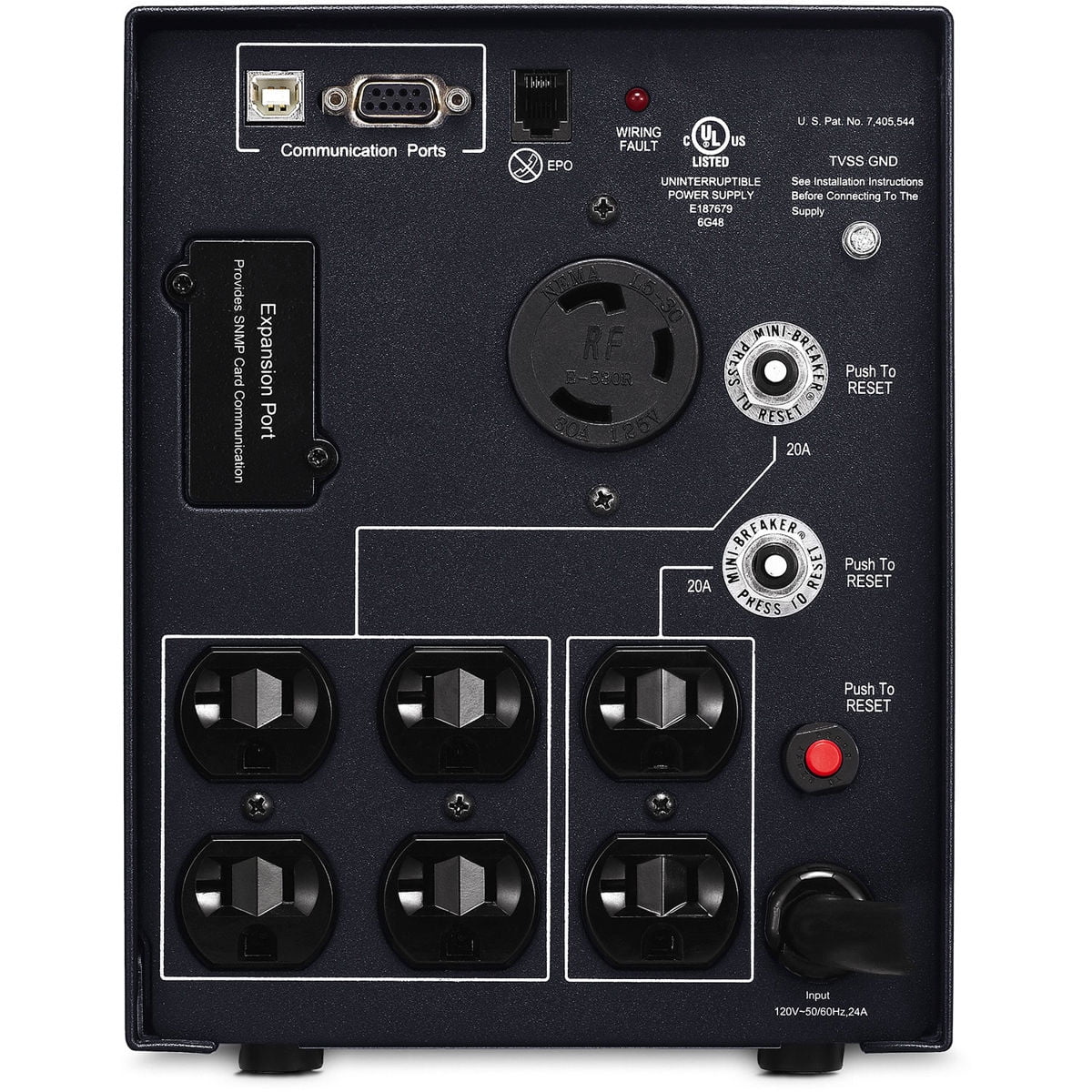 CyberPower Smart App Sinewave PR3000LCDSL - UPS - 2700 Watt - 3000 VA