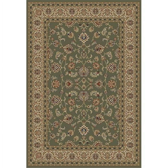 Infinity Home 549354 Barclay Sarouk Tapis Rectangulaire 3 Pi. 11 Po. x 5 Pi. 3 Po. Vert