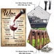 thumbnail image 4 of Letreros de metal con vinos, letreros de chapa con vinos de todo el mundo, buen vino, buen amigo, letreros divertidos, placa, letrero de chapa con vino, arte de pared, 4 of 9
