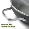 thumbnail image 4 of GreenPan Chatham Healthy Ceramic Nonstick, Everyday Pan/Chef's Pan with Lid, 11", Gray, 4 of 5