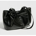 thumbnail image 7 of Womens Trendy Shoulder Hobo Bag PU Leather Y2k Purse Large Dumpling Totes Handbag Top Handle Satchel with Bowknot, 7 of 7