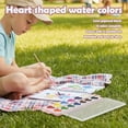 thumbnail image 2 of 12 Color Generous Box Half Dry Painting Set Watercolor Paint Painting, 2 of 8