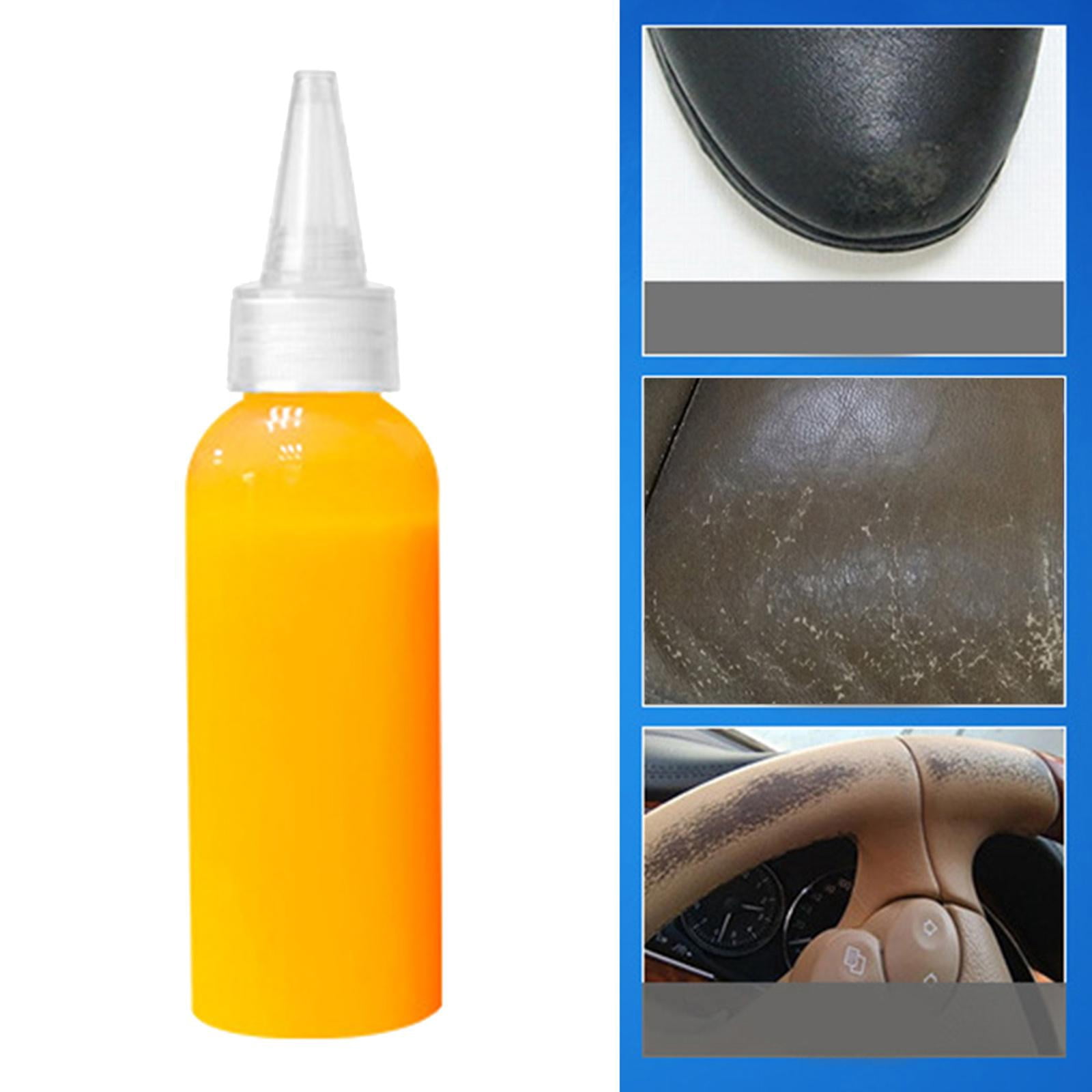 HOMYL 100ML Leather Dye Paint for Restoring & Dyeing All Leathers Restoration Yellow