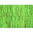 thumbnail image 1 of Ahgly Company Indoor Rectangle Abstract Green Contemporary Area Rugs, 2' x 4', 1 of 1