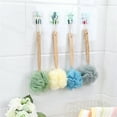 thumbnail image 3 of Bath Brush Long Handle for Shower, Bath Sponges for Shower, Soft Mesh Loofah for Skin Exfoliating, Casewin Shower Brush for Men and Women (White), 3 of 9