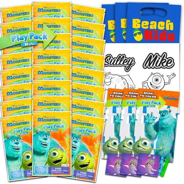Set Party Favors de Disney Monsters Inc con 24 paquetes de juegos para niños