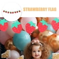 thumbnail image 3 of VERDANVERSE 1Jgo Banner De Tema Fresas Para De Fiesta En Color Vibrante, 3 of 8
