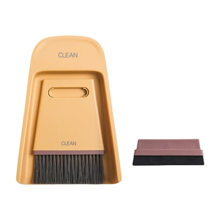 

Dustpan and Brush Set Soft Bristles Brush Window Squeegee Mini Hand Broom Lightweight Brush for Home Kitchen Office Floor Cleaning Tool Kit