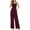 Red, variant on One Piece Jumpsuits for Women Dressy Casual Sleeveless Crewneck Wide Leg Rompers Jumpers Vacation Summer Outfits Green L