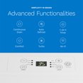 thumbnail image 4 of hOmeLabs 8 Pint Wi-Fi Dehumidifier for up to 1,800 Sq Ft Rooms (MAX 24 Pint at 95°F, 90% RH) – Ultra Quiet, Compact Design with Smart Controls and Drain Hose, 4 of 10