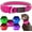 Pink, variant on LED Dog Collar, Light Up Dog Collar Lights USB Rechargeable, Adjustable Comfortable Soft Mesh Safety Collar for Small, Medium, Large Dogs(Large, Neon Green)