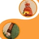 thumbnail image 5 of Muñeco Colgante de Girasol con Patas de Acción de Gracias | Decoración Otoñal de Poliéster | Tela Suave y Duradera | Diseño Único de Sombrero de Hierba | Decoración Versátil para Mesa, Puerta o Pared, 5 of 6