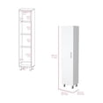 thumbnail image 3 of Pemberly Row Contemporary Storage Cabinet Engineered Wood White, 3 of 5