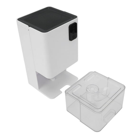 Household Dehumidifier, 40W Intelligent Humidity Monitoring Auto Shut Off Indoor Dehumidifier with Filtration and 1.2L Water Container for Bedroom Basements Bathroom RVs