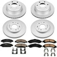 thumbnail image 2 of PowerStop Front and Rear Geomet Coated Brake Rotor and Pad Kit Fits: GMC Select Models CRK8071, 2 of 5