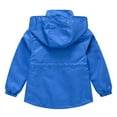 thumbnail image 1 of Akiihool Jacket for Girl Girls Jacket Casual Button Down Full-Zip Jacket (Blue 7-8 Years), 1 of 3