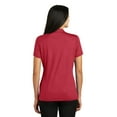 thumbnail image 2 of Sport-Tek Ladies Embossed PosiCharge Tough Polo-M (Deep Red), 2 of 6