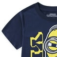 thumbnail image 6 of Minions Stuart and Bob Short Sleeve T-Shirt (Boys), 3 Pack, Sizes 3T-7, 6 of 9