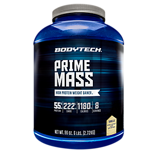 BodyTech Prime Mass - Vanilla (6 lbs./8 Servings)