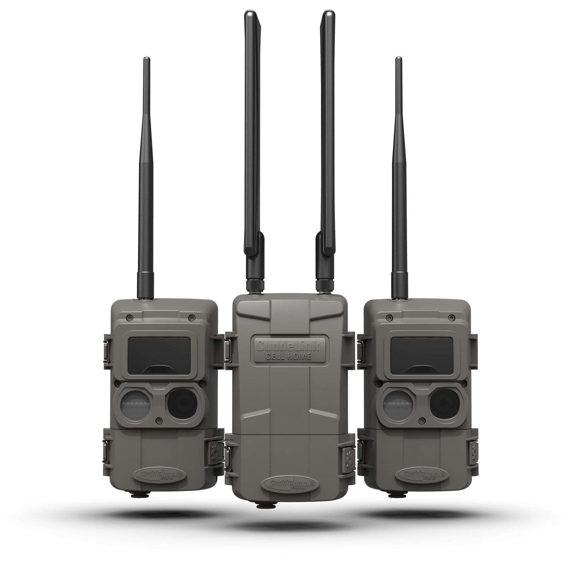 CuddeLink 2+1 Starter Kit with Black Flash - Includes CELL HOME and 2 L Series Black Flash Remote Cameras