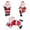 Red, variant on Yucurem 3 Pack Mini Drinking Climbing Santa Claus Sculpture for Plant Pot, Resin Christmas Miniature Figurines Doll Ornament for Xmas Home Landscape Decor