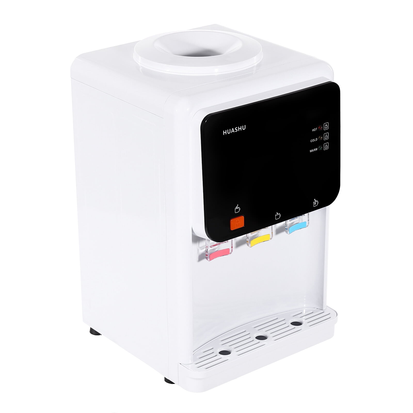 4.5-18.9L/ Top Loading Countertop Water Dispenser Hot Cold Water Cooler Drinking Machine with Indicator Lights