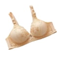 thumbnail image 1 of Sujetador bordado calado sexy Copa fina de algodón Ropa interior ajustable sin anillo de acero, 1 of 5