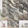 thumbnail image 4 of DESIGN ART Designart "Fire and Ice Minerals II" Gallery-wrapped Canvas Wall Art - Black 20 in. wide x 12 in. high, 4 of 5