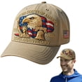 thumbnail image 4 of TOWED22 America 250th Anniversary USA Hat Adjustable Embroidered 250th Anniversary Patriotic Retro Washed Hat Baseball Caps D 250 Anniversary USA Hat, 4 of 7