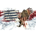 thumbnail image 2 of Tervis Americana Distressed Flag Triple Walled  Insulated Tumbler Travel Cup Keeps Drinks Cold & Hot, 20oz, Stainless Steel, 2 of 8