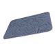 thumbnail image 2 of Inteprter Cobblestone Flower antideslizante interior absorbente lavable puerta Mat lavable puerta Mat alfombra baño cocina franela alfombra Decoración del hogar flor y gris, 2 of 6